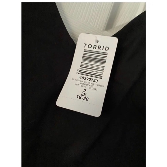 TORRID Black Cut Out Midi Dress - Picture 8 of 10